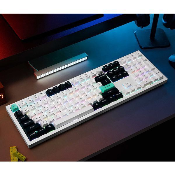 Клавиатура Keychron Q6 HE QMK Wireless Custom Full-Metal Mechanical Keyboard (Q6H-P1), Shell White, Full Size layout, Knob, RGB Backlight, Gateron Double-Rail Magnetic Nebula Switch, Hot-Swap, 2.4GHz&Bluetooth, USB Type-C, gamer 33244 DOXYTERRA.md фото