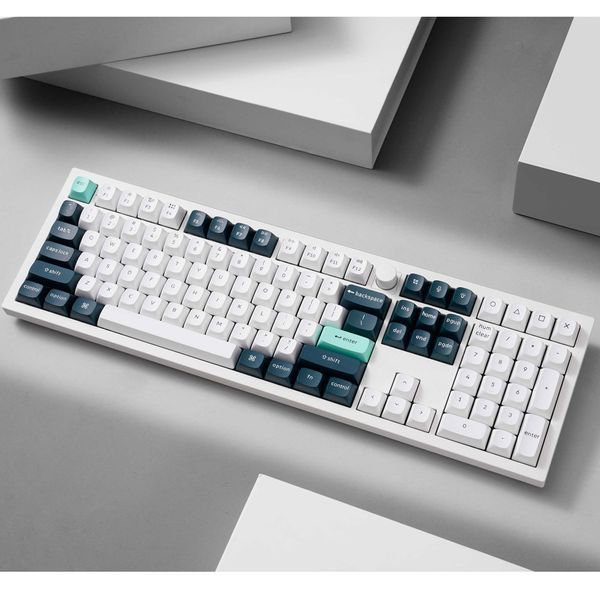 Клавиатура Keychron Q6 HE QMK Wireless Custom Full-Metal Mechanical Keyboard (Q6H-P1), Shell White, Full Size layout, Knob, RGB Backlight, Gateron Double-Rail Magnetic Nebula Switch, Hot-Swap, 2.4GHz&Bluetooth, USB Type-C, gamer 33244 DOXYTERRA.md фото