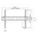 Крепление подвес настенный кронштейн для телевизора Flat Panel Wall Support Brateck KL31-46T for TV screen size 37" - 86", Tilt from +12&deg; to -12&deg;, Profile 53mm, Max VESA 600x400, 45Kg 33406 фото 2 DOXYTERRA.md