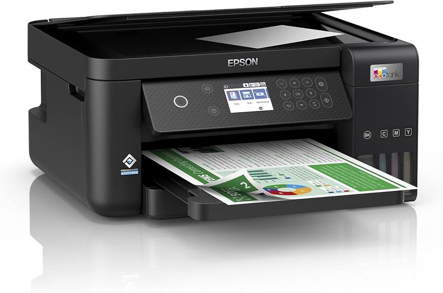 MFD Epson EcoTank L6260 All-in-One Functions: Print, Scan, Copy, A4/ Colour: Black/ Printing Method: PrecisionCore™ Print Head/ Printing Resolution: 4.800 x 1.200 DPI 201012 foto