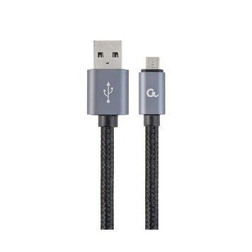 Gembird CCB-mUSB2B-AMBM-6, Black, 1.8m, Professional series, Cable microUSB2.0 Cotton braided USB 2.0 A-plug to Micro B-plug, blister 29797 DOXYTERRA.md фото
