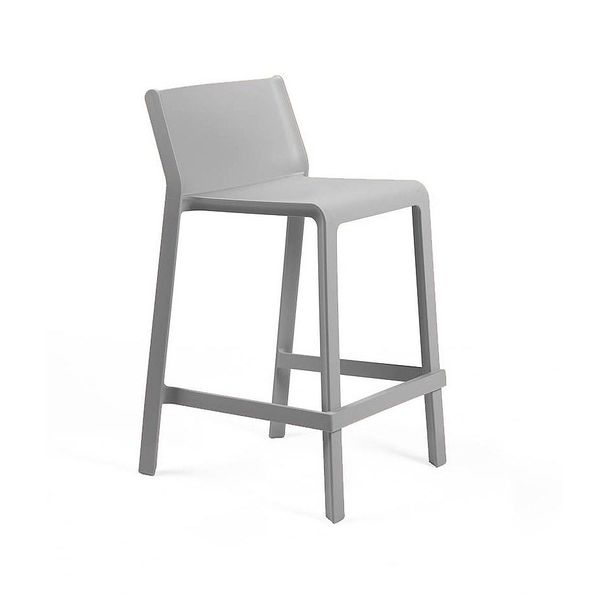 Стул полубарный Nardi TRILL STOOL MINI GRIGIO 40353.03.000 (Стул полубарный для сада и террасы) 27577 фото