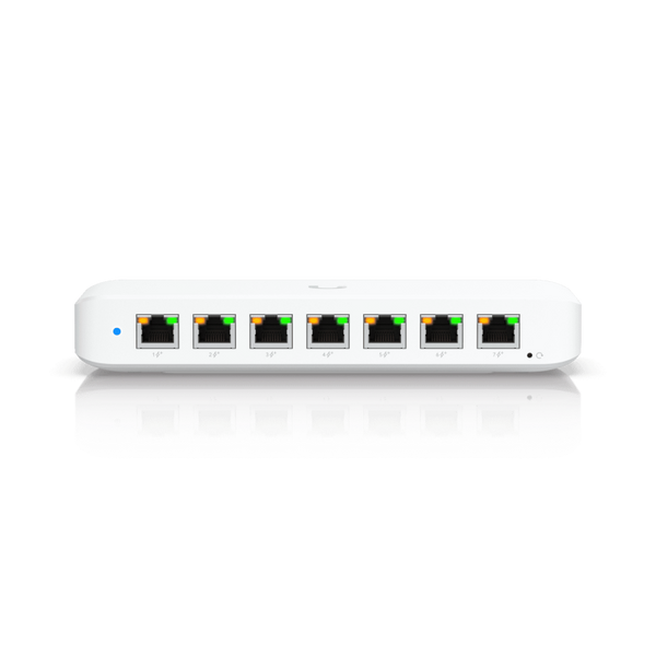Ubiquiti UniFi GbE PoE Switch 8-ports (USW-ULTRA) 42W, 7 PoE+ & 1 PoE++ input, Non-Blocking Throughput: 8 Gbps, Switching Capacity: 12 Gbps, DC Input, PoE 33776 DOXYTERRA.md фото