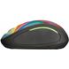 Мышь Trust Yvi FX Wireless Mouse - Geometrics, LED illumination in continuously changing colours, 8m 2.4GHz, Micro receiver, 800-1600 dpi, 4 button, Rubber sides for comfort and grip, USB, TR-22337-03 30287 фото 3