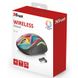 Мышь Trust Yvi FX Wireless Mouse - Geometrics, LED illumination in continuously changing colours, 8m 2.4GHz, Micro receiver, 800-1600 dpi, 4 button, Rubber sides for comfort and grip, USB, TR-22337-03 30287 фото 4