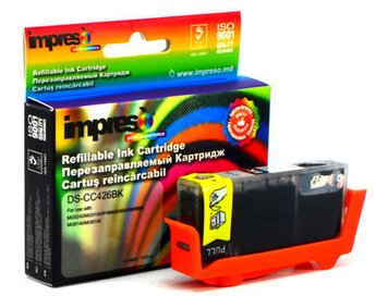 Impreso IMP-DS-CC426BK Black Refillable Canon iP4840/4940/ MG5140/5240/ 5340/6140/ 6240/8140/ 8240/MX714/ 884/894/ iX6540, w/chip (10ml) (cartus/картридж) 20728 foto