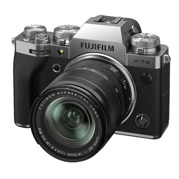 Fujifilm X-T4 silver XF18-55mm F2.8-4 R LM OIS Kit, Mirrorless Digital Camera Fujifilm X System (Aparat fotografic) 27837 foto