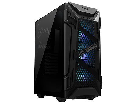 Case ATX Miditower ASUS TUF Gaming GT301 Black no PSU, 2x USB 3.1, Audio-out&Mic, Front: 3 x 120mm Addressable RGB DC Fans AURA Sync, Rear: 1 x 120mm DC Fan (carcasa/корпус) ID999MARKET_6036422 foto