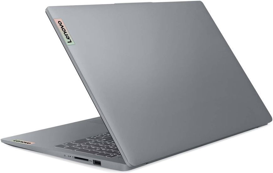 Laptop Lenovo 15.6 IdeaPad Slim 3 15AMN8 Arctic Grey, AMD Ryzen 5 7520U, 16Gb, 512Gb, AMD Radeon Graphics, 15.6 IPS FHD (1920x1080) Non-glare, HDMI, 802.11ax, USB-C, USB-A, CR, FHD Web, No OS, 82XQ00JPRK 246935 DOXYTERRA.md фото