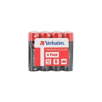 Verbatim AA Alkaline Battery 4 Pack Shrink 49501 27266 фото