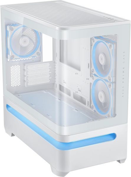 Carcasa Case Micro ATX ASUS Prime AP202 ARGB White no PSU, Curved Tempered Glass Panel,  3 x ARGB Fans 120mm, 2xUSB 3.2 Gen1, USB 3.2 Gen2 Type C, Audio-out&Mic AP202/WT/TG/ARGB// 33129 DOXYTERRA.md foto