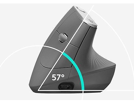 Logitech MX Vertical Ergonomic Mouse for Stress Injury Care, 910-005448 24914 DOXYTERRA.md фото