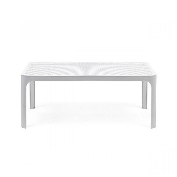 Стол кофейный Nardi NET TABLE 100 BIANCO 40064.00.000 (Стол кофейный для сада лежака террасы балкон) 27049 фото