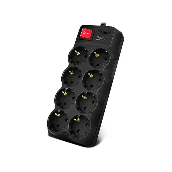 Фильтр импульсных помех SVEN SF-08-16, 8 Sockets, 3.0m (Priza cu protectie - prelungitor/basic surge protection) 29592 фото