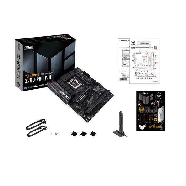 Placa de baza ASUS TUF GAMING Z790-PRO WIFI Intel Z790, LGA1700, Dual DDR5 7800+ MHz, PCIe 5.0 x16, PCIe 4.0 x16, DP/HDMI, USB Type-C, PCIe RAID, SATA RAID, 4 x M.2 slots PCIe 4.0 x4, SB 8-Ch., Wi-Fi 6E 802.11ax&BT5.3, 2.5Gb Ethernet, AURA Sync 31551 DOXYTERRA.md foto