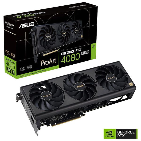 ASUS PROART-RTX4080S-O16G, GeForce RTX4080 SUPER 16GB GDDR6X, 256-bit, GPU/Mem speed 2640/23Gbps, PCI-Express 4.0, HDMI 2.1a/3xDisplay Port 1.4a (placa video/видеокарта) 31847 foto