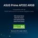 Carcasa Case Micro ATX ASUS Prime AP202 ARGB White no PSU, Curved Tempered Glass Panel,  3 x ARGB Fans 120mm, 2xUSB 3.2 Gen1, USB 3.2 Gen2 Type C, Audio-out&Mic AP202/WT/TG/ARGB// 33129 foto 29 DOXYTERRA.md