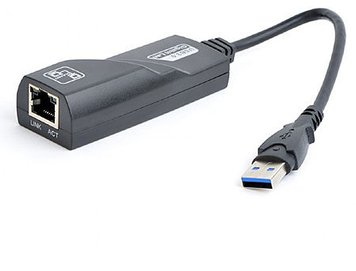 Gembird NIC-U3-02, USB3.0 Gigabit LAN adapter, USB3.0 to RJ-45 LAN connector 27292 foto