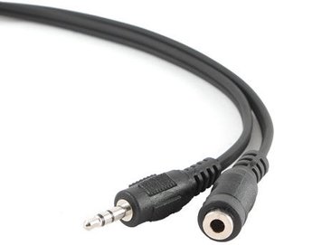 Gembird CCA-423 audio 3.5 mm stereo extension cable, 1.5 m, 3.5mm stereo plug to 3.5mm stereo socket 21030 foto