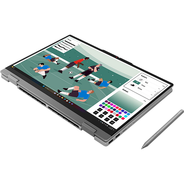 Laptop Lenovo 15.3 IdeaPad 5 2-in-1 15AHP11 Luna Grey, AMD Ryzen 5 230, 16Gb, 512Gb, AMD Radeon Graphics, 15.3 OLED 2.5K (2560x1600) Touch Glare, HDMI, 802.11ax, USB-C, USB-A, CR, IR FHD Web, No OS, Illum Keyb, Luna Grey, Lenovo Digital Pen 2, 83UN001DRK 262438 DOXYTERRA.md foto