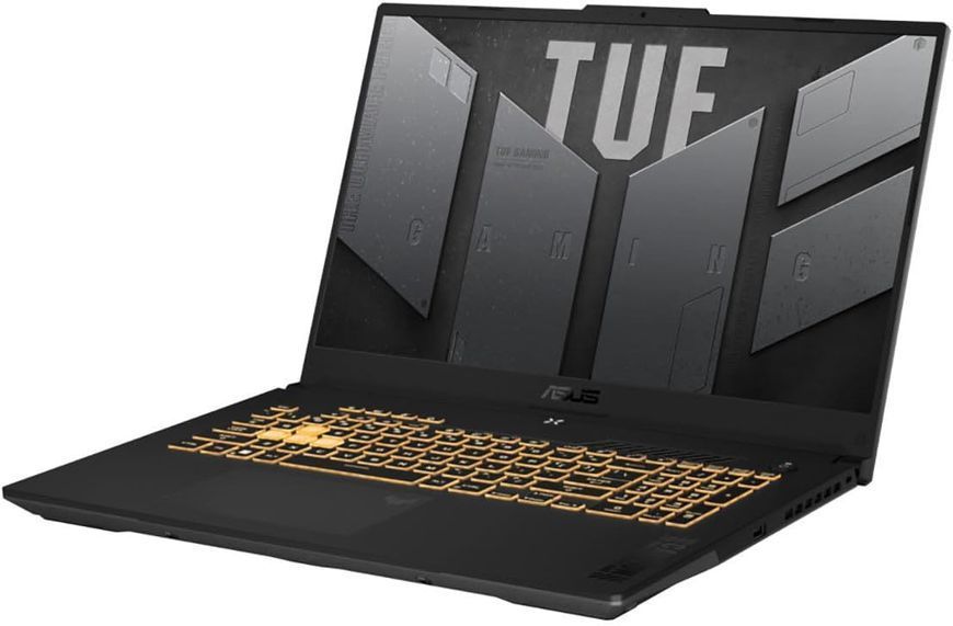 Laptop ASUS 17.3 TUF Gaming F17 FX707VUR Mecha Gray, Intel Core 5 210H, 16Gb, 512Gb, GeForce RTX 4050 6Gb, 17.3 FHD (1920x1080) 144Hz AG, HDMI, Gbit Ethernet, 802.11ax, TB4, USB-C, USB-A, HD Web, No OS, Illum RGB Keyb, FX707VUR-HX208 247797 DOXYTERRA.md фото