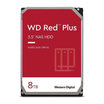 8TB HDD Western Digital Red Plus (NAS Storage) WD80EFZZ, 3.5 7200 RPM, SATA3 6GB/s, 128MB (внутрений жесткий диск HDD) 31242 фото