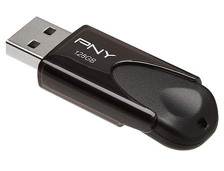 128GB USB Flash Drive PNY Attache 4, Black, USB 2.0, FD128ATT4-EF (memorie portabila Flash USB/внешний накопитель флеш память USB) 27251 фото