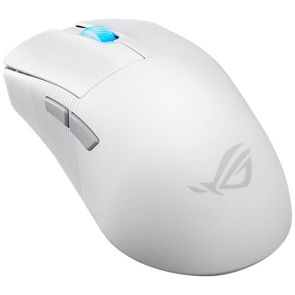 Gaming Wireless Mouse Asus ROG Harpe Ace Mini White, 42k dpi, 5 buttons, 750IPS, 50G, 49g, Ambidextrous, Opt.SW, 2m, USB+2.4Ghz+BT, 90MP03Z0-BMUA10  262604 DOXYTERRA.md foto