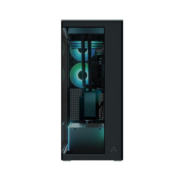 Carcasa Case E-ATX Arctic Xtender VG Black (Tinted Glass & Vertical GPU Mounting) no PSU, 2xUSB 3.2 Gen1, USB 3.2 Gen2 Type C, Audio-out&Mic, 2xP12 Pro A-RGB Rear, 3x P14 Pro Reverse A-RGB Side (ACPCC00016A) 33519 DOXYTERRA.md foto