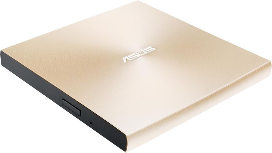 Внешние оптический привод ASUS ZenDrive U8M Ultraslim Gold External DVD+-R/RW Drive, 8x DVD+-R/8x DVD+-R DL/24xCDR/ 24xCDRW /8xDVD/24xCD, Mac OS compatible, USB-C interface 33200 DOXYTERRA.md фото