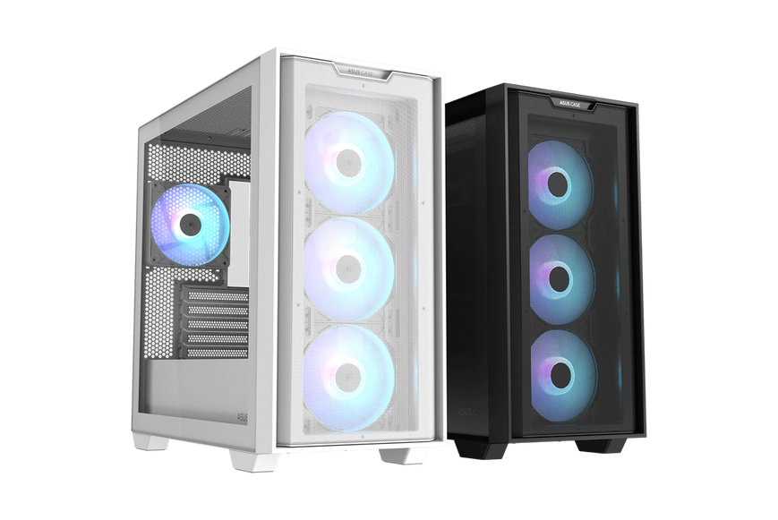 Carcasa Case Micro ATX ASUS A21 PLUS TG ARGB White no PSU, Tempered Glass Side, 4 x ARGB Fans 120mm, 2 x USB 3.2 Gen1, Audio-out&Mic, BTF motherboard compatible A21 PLUS/ARGB FANS/WHT/EPS// 33130 DOXYTERRA.md foto