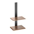 Lumi HGB01-1S Mobile Floor Stand with Dual Shelf