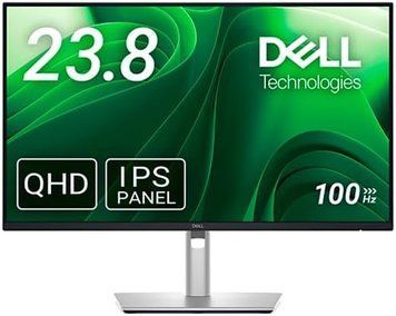 Monitor 23.8 DELL P2425D Silver, IPS, 2560x1440 WQHD, 100Hz, 5ms, 350cd, CR1500:1, HDMI+DP+USB+TypeC, Pivot 240004 DOXYTERRA.md фото