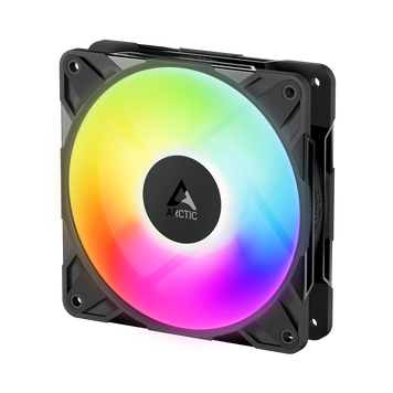 Вентилятор для корпуса Case/CPU FAN Arctic P12 Pro A-RGB LN Black, Low-Noise A-RGB PWM Fan with Cable Splitter, 120x120x25 mm, 4-Pin-Connector + 4-Pin-Socket, 450-2000rpm, Airflow 49 cfm / 83 m3/h, ACFAN00344A 33536 DOXYTERRA.md фото