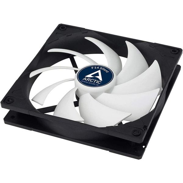 Case/CPU FAN Arctic F14 Silent, Black, 140x140x27 mm, 3-pin, 800rpm, Noise 0.08 Sone (@ 800 RPM), 46 CFM (78 m3/h) (ACFAN00217A) 29221 фото