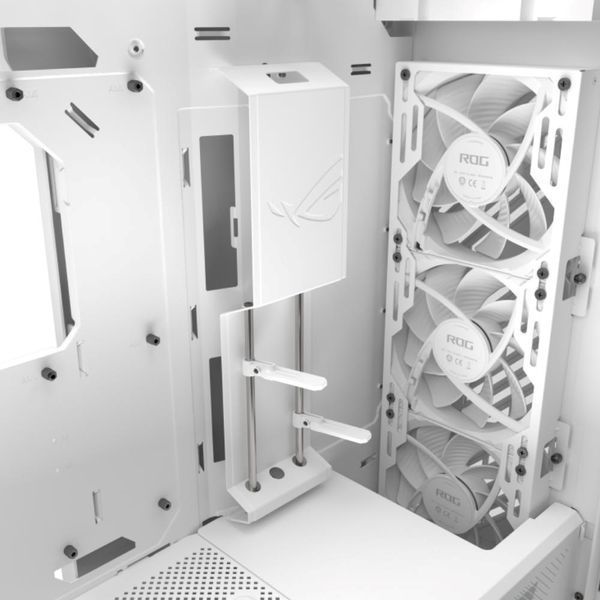 Carcasa Case E-ATX ASUS ROG Strix Helios II GX601S White Edition no PSU, Dual Tempered Glass Side Panels, 4 x 140mm PWM Fans, 4xUSB 3.2 Gen1, 2xUSB 3.2 Gen2 Type C, Audio-out&Mic, Aura Sync RGB GX601S/WT/TG// 33131 DOXYTERRA.md foto