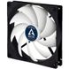 Case/CPU FAN Arctic F14 Silent, Black, 140x140x27 mm, 3-pin, 800rpm, Noise 0.08 Sone (@ 800 RPM), 46 CFM (78 m3/h) (ACFAN00217A) 29221 фото 1