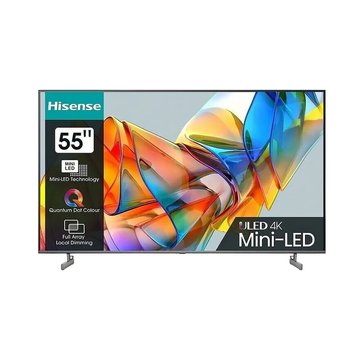 55 LED SMART TV Hisense 55U6KQ, MiniLED 3840x2160 UHD Quantum Dot Display, VIDAA OS, Gray, VA, FALD, SMART TV (VIDAA U7.0 OS), 4 HDMI, 2 USB, Dolby Vision, HDR10+, HLG, Wi-Fi (802.11ac, dual-band (2.4G and 5G), DVB-T/T2/C/S2, OSD Language: ENG, RU, RO, Sp 208322 фото