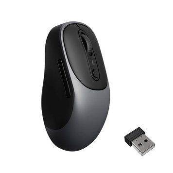 Mouse Keychron BM24 Wireless Mouse (BM24-C61), DPI Range 100-2400, Polling Rate 1000Hz, 2.4GHz & Bluetooth Wireless Connection, Battery 600 mAh, Wired USB Type-C, Metal Gray 33256 DOXYTERRA.md foto