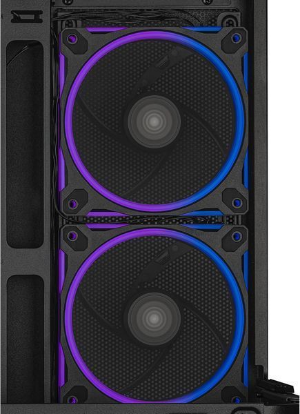Carcasa Case Micro ATX ASUS Prime AP202 ARGB Black no PSU, Curved Tempered Glass Panel,  3 x ARGB Fans 120mm, 2xUSB 3.2 Gen1, USB 3.2 Gen2 Type C, Audio-out&Mic AP202/BK/TG/ARGB// 33132 DOXYTERRA.md foto