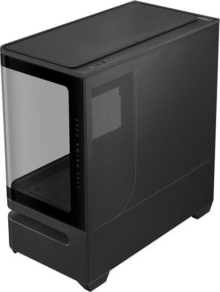 Carcasa Case Micro ATX ASUS Prime AP202 ARGB Black no PSU, Curved Tempered Glass Panel,  3 x ARGB Fans 120mm, 2xUSB 3.2 Gen1, USB 3.2 Gen2 Type C, Audio-out&Mic AP202/BK/TG/ARGB// 33132 DOXYTERRA.md foto