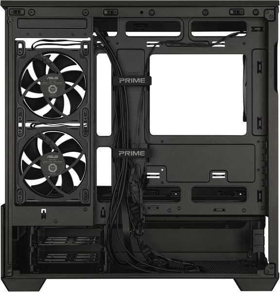 Carcasa Case Micro ATX ASUS Prime AP202 ARGB Black no PSU, Curved Tempered Glass Panel,  3 x ARGB Fans 120mm, 2xUSB 3.2 Gen1, USB 3.2 Gen2 Type C, Audio-out&Mic AP202/BK/TG/ARGB// 33132 DOXYTERRA.md foto