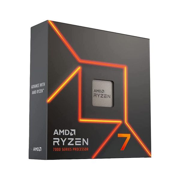 Процессор CPU AMD Ryzen 7 7700X 8-Core, 16 Threads, 4.5-5.4GHz, Unlocked, AMD Radeon Graphics, 8MB L2 Cache, 32MB L3 Cache, AM5, No Cooler, BOX (100-100000591WOF) 30712 фото