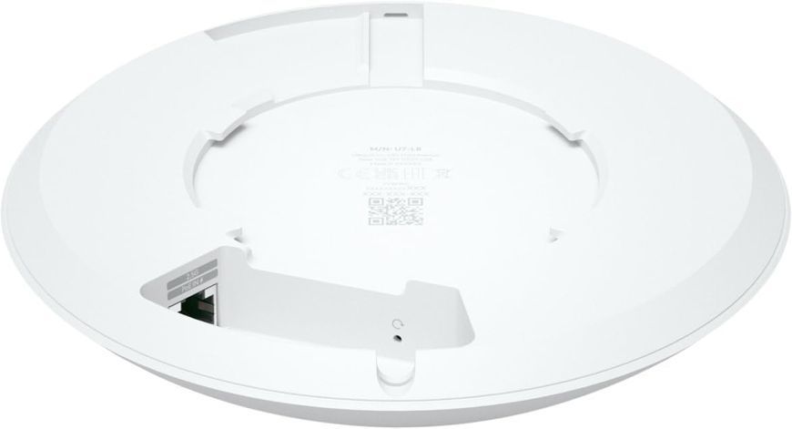 Ubiquiti UniFi 7 Long-Range Access Point U7-LR, WiFi 7, Indoor, 5GHz 3x3 (DL/UL MU-MIMO), 2.4GHz 2x2 (DL/UL MU-MIMO), 5 GHz 4.3 Gbps, 2.4 GHz 688 Mbps, 2.5 GbE RJ45 port, 802.3at PoE+, Max. Client Count 300+ 32826 DOXYTERRA.md foto