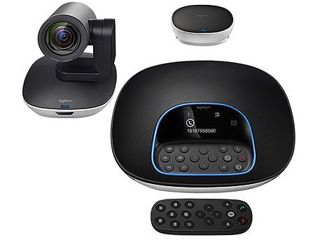 Logitech GROUP Video Conferencing System for mid to large rooms, Full HD 1080p 30fps, Smooth motorized pan, tilt and zoom, Full-duplex speakerphone, 960-001057 24915 фото