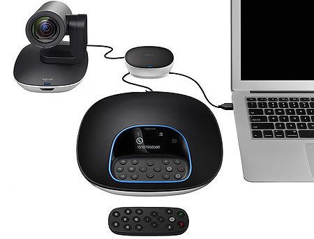 Logitech GROUP Video Conferencing System for mid to large rooms, Full HD 1080p 30fps, Smooth motorized pan, tilt and zoom, Full-duplex speakerphone, 960-001057 24915 фото