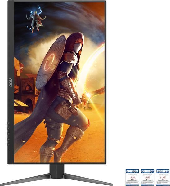 Monitor 23.8 AOC 24G4HA Black, IPS, 1920x1080, 200Hz, AdaptiveSync+G-Sync, 0.5msMPRT, 300cd, HDR10, HDMI+DP, Speakers, Pivot 246386 DOXYTERRA.md фото