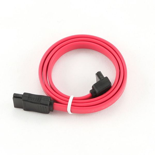 Serial ATA III 50cm data cable with 90 degree bent connector 27795 фото