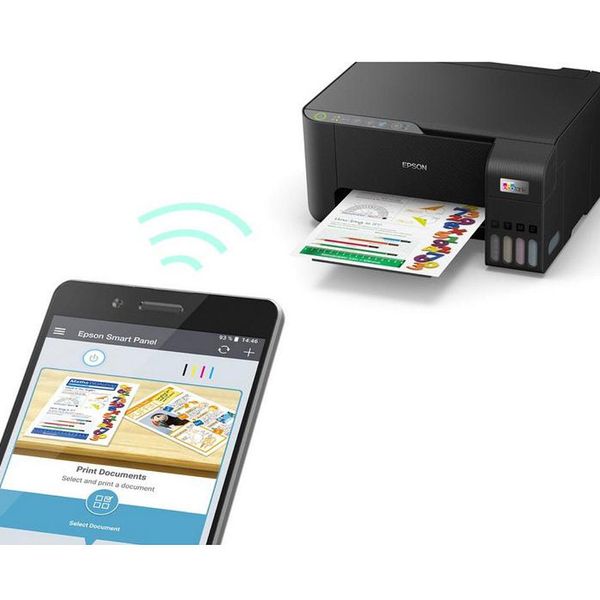 Epson EcoTank L3250 Color Printer/Copier/Color Scanner, WiFi & WiFi Direct, A4, 5760 x 1440 dpi, 33 ppm monochrome/ 15ppm color, USB 2.0, no cable USB 31125 фото