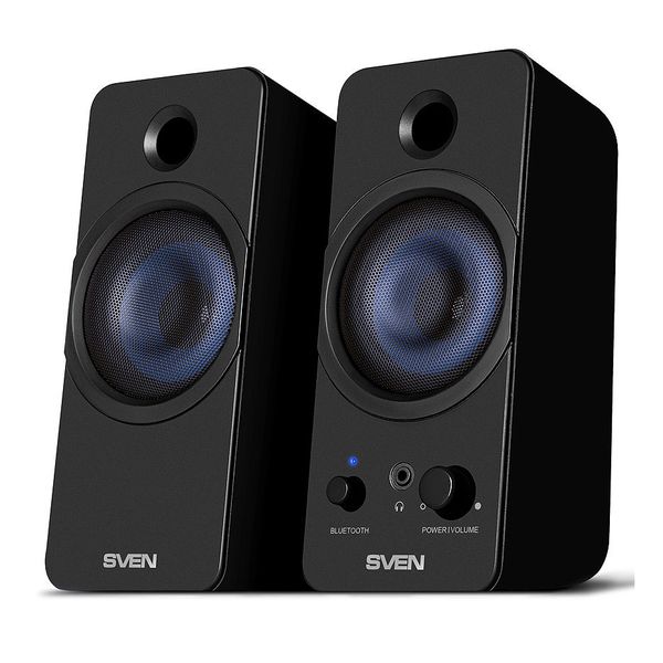 Active Speakers SVEN 431 Black (USB), 2.0 / 2x3W RMS, Bluetooth, USB or 5V DC power supply, headphone jack, 3" 31831 foto